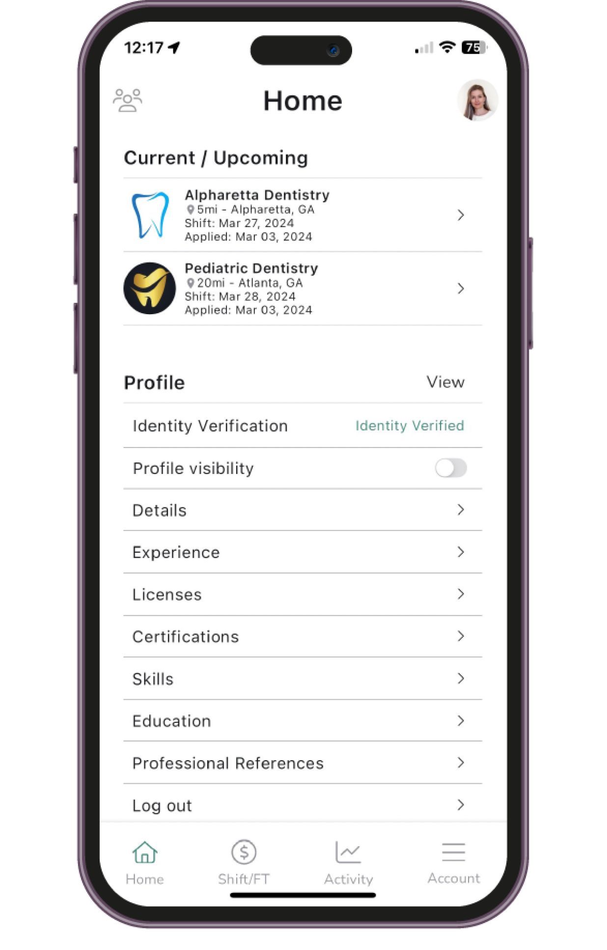 example image on Iphone